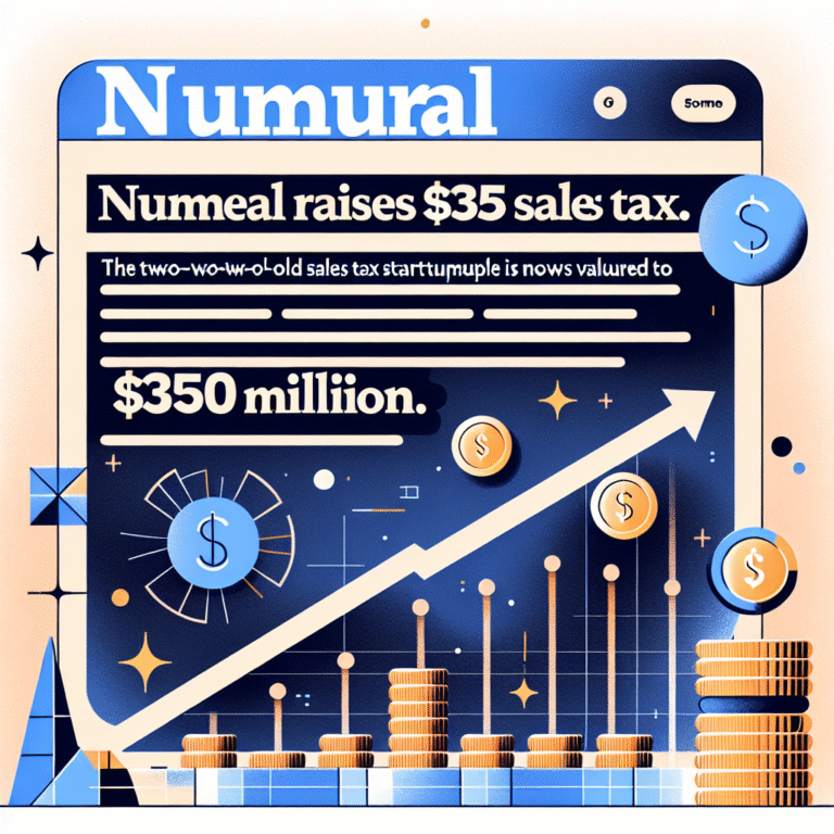 Numeral lève 35 M$ pour automatiser la taxe de vente