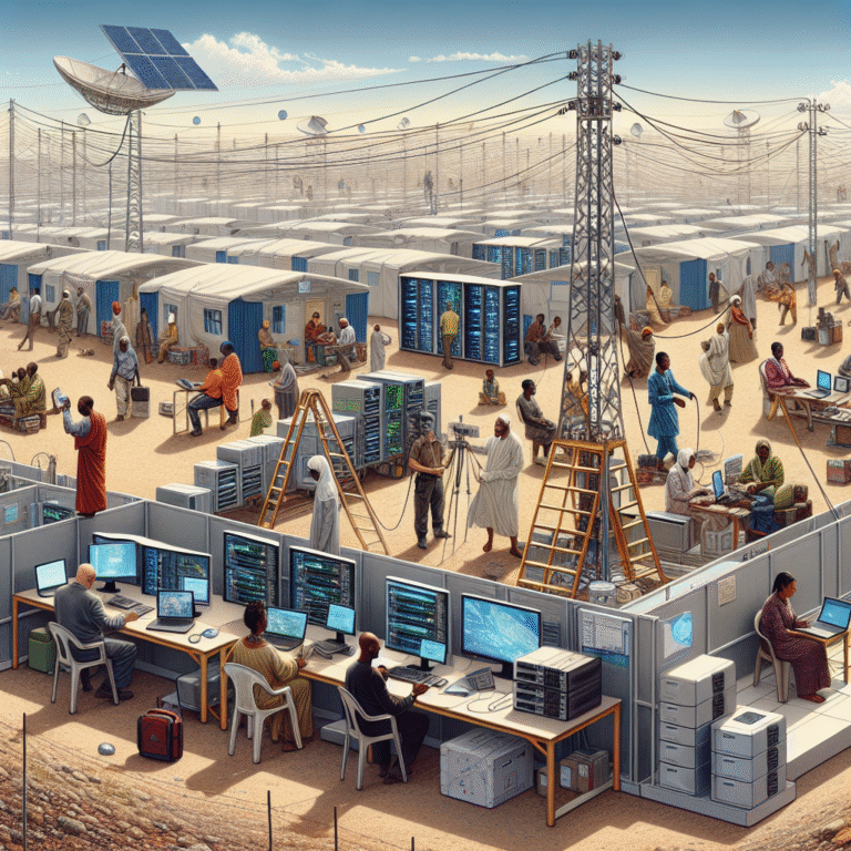 Infrastructure numérique pour les déplacés en SADC