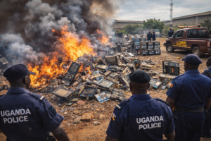 Uganda renforce la régulation des jeux : destruction de 409 équipements illégaux