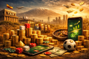 fiscalité betting Afrique illustration fintech gaming paiements mobiles