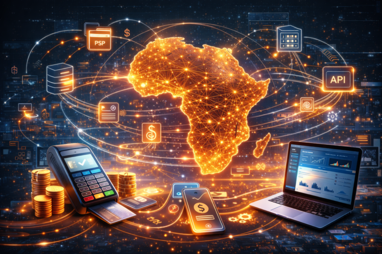 Infrastructure de paiements numériques en Afrique reliant plusieurs prestataires de paiement et services fintech