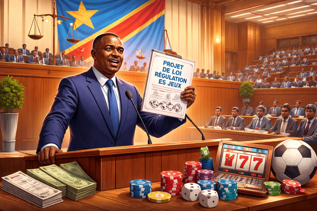 Présentation d’un projet de loi sur la régulation des jeux d’argent en République démocratique du Congo