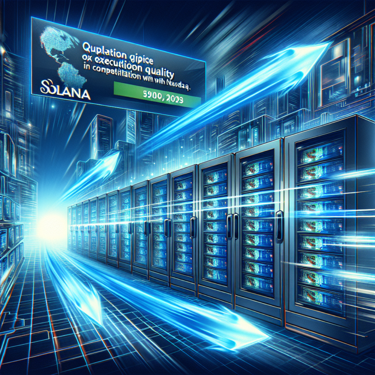 Solana mise sur la qualité d&rsquo;exécution face au NASDAQ