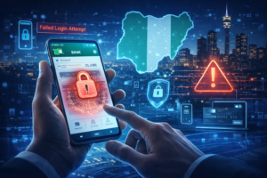 mobile banking Nigeria sécurité application bancaire téléphone verrouillage